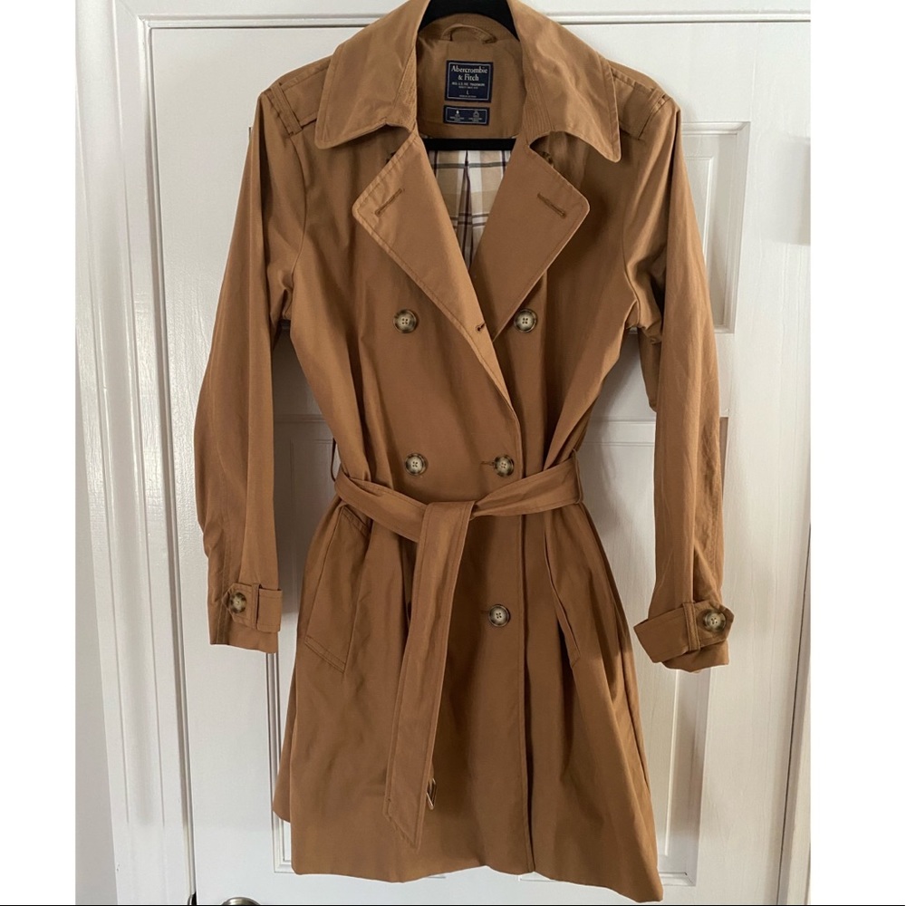 Abercrombie & Fitch Belted Trench Coat
